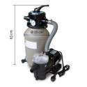 Système de filtration à sable – 4,5m3 – pour les piscines Karibu