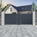 Portail battant en aluminium 350x142cm FANCY TIME - X-Metal
