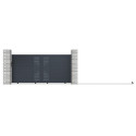 Portail coulissant en aluminium 300x142cm FANCY TIME - X-Metal