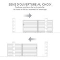 Portail coulissant en aluminium 300x142cm FANCY TIME - X-Metal