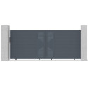 Portail coulissant en aluminium 350x142cm FANCY TIME - X-Metal