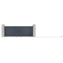 Portail coulissant en aluminium 392x142cm FANCY TIME - X-Metal