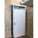 Abri de jardin modulaire isolé 1x1m blanc - plancher inclus -Everbox