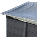 Bâche d'hivernage - PVC armé 580g/m² - couleur gris - pour piscine en composite rectangulaire 466x326cm AVANTGARDE - Gré