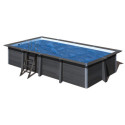 Bâche à bulles été - 400 µ - couleur bleue – pour piscine en composite rectangulaire 606x326cm AVANTGARDE - Gré