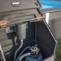Coffre de filtration en composite pour piscine H.124cm Avantgarde - Gré