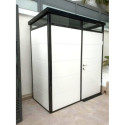 Abri de jardin modulaire isolé 2x1m profils noirs - plancher inclus - Everbox