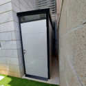 Abri de jardin modulaire isolé 3x1m noir - plancher inclus - Everbox