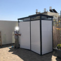 Abri de jardin modulaire isolé 3x1m noir - plancher inclus - Everbox