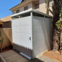 Abri de jardin modulaire isolé 2x2m blanc - plancher inclus - Everbox