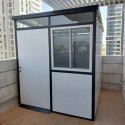 Abri de jardin modulaire isolé 2x2m profils noirs - plancher inclus - Everbox
