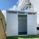 Abri de jardin modulaire isolé 3x2m blanc - plancher inclus - Everbox