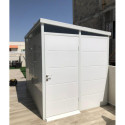 Abri de jardin modulaire isolé 3x2m blanc - plancher inclus - Everbox