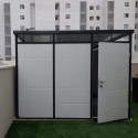 Abri de jardin modulaire isolé 3x2m profils noirs - plancher inclus - Everbox