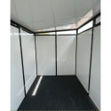 Abri de jardin modulaire isolé 3x2m profils noirs - plancher inclus - Everbox