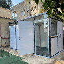 Abri de jardin modulaire isolé 4x2m profils noirs - plancher inclus - Everbox