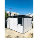 Abri de jardin modulaire isolé 4x3m profils noirs - plancher inclus - Everbox