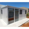 Abri de jardin modulaire isolé 5x3m blanc - plancher inclus - Everbox