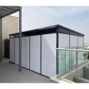Abri de jardin modulaire isolé 5x3m profils noirs - plancher inclus - Everbox