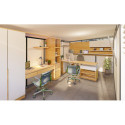 Abri de jardin modulaire isolé 6x3m blanc - plancher inclus - Everbox