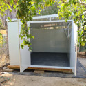 Porte double en remplacement de la porte simple structure blanche - Everbox