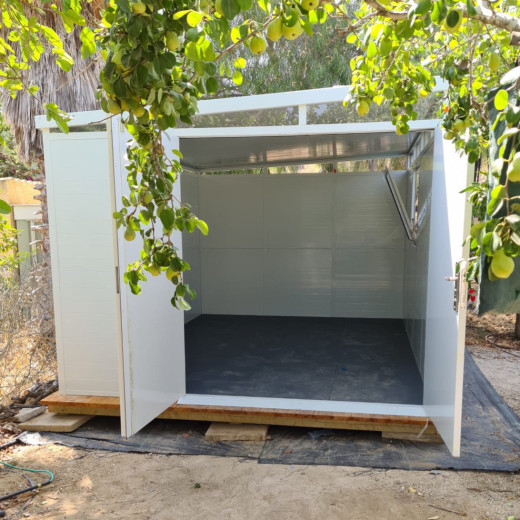 Porte double en remplacement de la porte simple structure blanche - Everbox