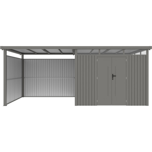 Parois additionnelles en acier galvanisé 0,4mm pour appentis 8,1m² - X-METAL