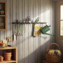 Etagère de rangement métallique perforée pour outils 70x5,6cm - Set de 2 - X-METAL
