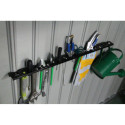 Etagère de rangement métallique perforée pour outils 70x5,6cm - X-METAL 