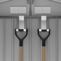Lot de 4 crochets muraux pour suspension d'outils – acier galvanisé – X-METAL