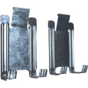 Lot de 4 crochets muraux pour suspension d'outils – acier galvanisé – X-METAL