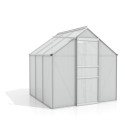 Serre de jardin Comet 3,8m² en aluminium anodisé et polycarbonate 4mm - Vitavia