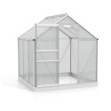 Serre de jardin Planet 3,8m² en aluminium anodisé et polycarbonate 6mm - Vitavia