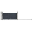 Portail coulissant en aluminium FANCY FILM 300x142cm - X-Metal