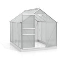 Serre de jardin Planet 5m² en aluminium anodisé et polycarbonate 6mm - Vitavia