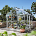 Serre de jardin Planet 5m² en aluminium anodisé et verre de sécurité 3mm - Vitavia