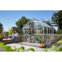 Serre de jardin Planet 5m² en aluminium anodisé et verre de sécurité 3mm - Vitavia