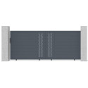 Portail coulissant en aluminium 350x142cm FANCY GROW - X-Metal