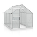 Serre de jardin Planet 6,2m² en aluminium anodisé et polycarbonate 6mm - Vitavia