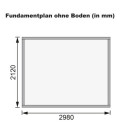 Karibu Abris de jardin en bois Bois massif Bois naturel 6.55m²