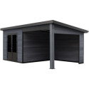 Woodlife Garden Abris de jardin en composite Composite Gris 15.66m²