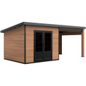 Woodlife Garden Abris de jardin en composite Composite Marron 15.66m²