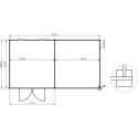 Woodlife Garden Abris de jardin en composite Composite Marron 15.66m²