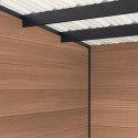 Woodlife Garden Abris de jardin en composite Composite Marron 15.66m²