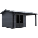 Woodlife Garden Abris de jardin en composite Composite Gris 15.66m²