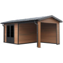 Woodlife Garden Abris de jardin en composite Composite Marron 15.66m²