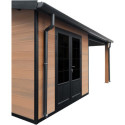 Woodlife Garden Abris de jardin en composite Composite Marron 15.66m²