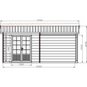 Woodlife Garden Abris de jardin en composite Composite Marron 15.66m²