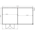 Woodlife Garden Abris de jardin en composite Composite Marron 15.66m²