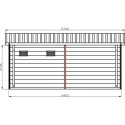 Woodlife Garden Abris de jardin en composite Composite Marron 15.66m²